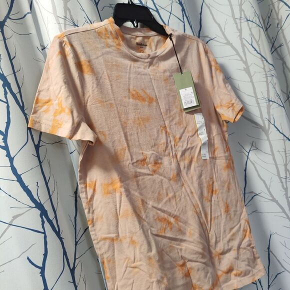 Goodfellow & co. men's pink orange tie dye t-shirt S - Picture 4 of 5